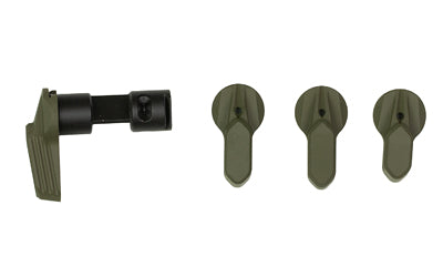 Radian Weapons Talon, Safety Selector, 45/90 Degrees, 4 Lever Kit, Nitride Finish, Olive Drab Green, Fits AR-15, Ambidextrous R0382