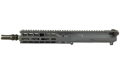 Radian Weapons Complete Upper, 300 Blackout, 9" Barrel, 1:5 Twist, Dead Air KeyMo Flash Hider, Pistol Length Gas, 8" MLOK Handguard, Radian Raptor-SD Charging Handle, Radian Enhanced Bolt Carrier Group, Cerakote Gray