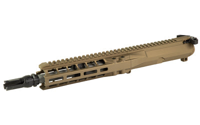 Radian Weapons Complete Upper, 300 Blackout, 9" Barrel, 1:5 Twist, Dead Air Keymo Flash Hider, Pistol Length Gas, 8" MLOK Handguard, Radian Raptor-SD Charging Handle, Radian Enhanced Bolt Carrier Group, Cerakote Brown