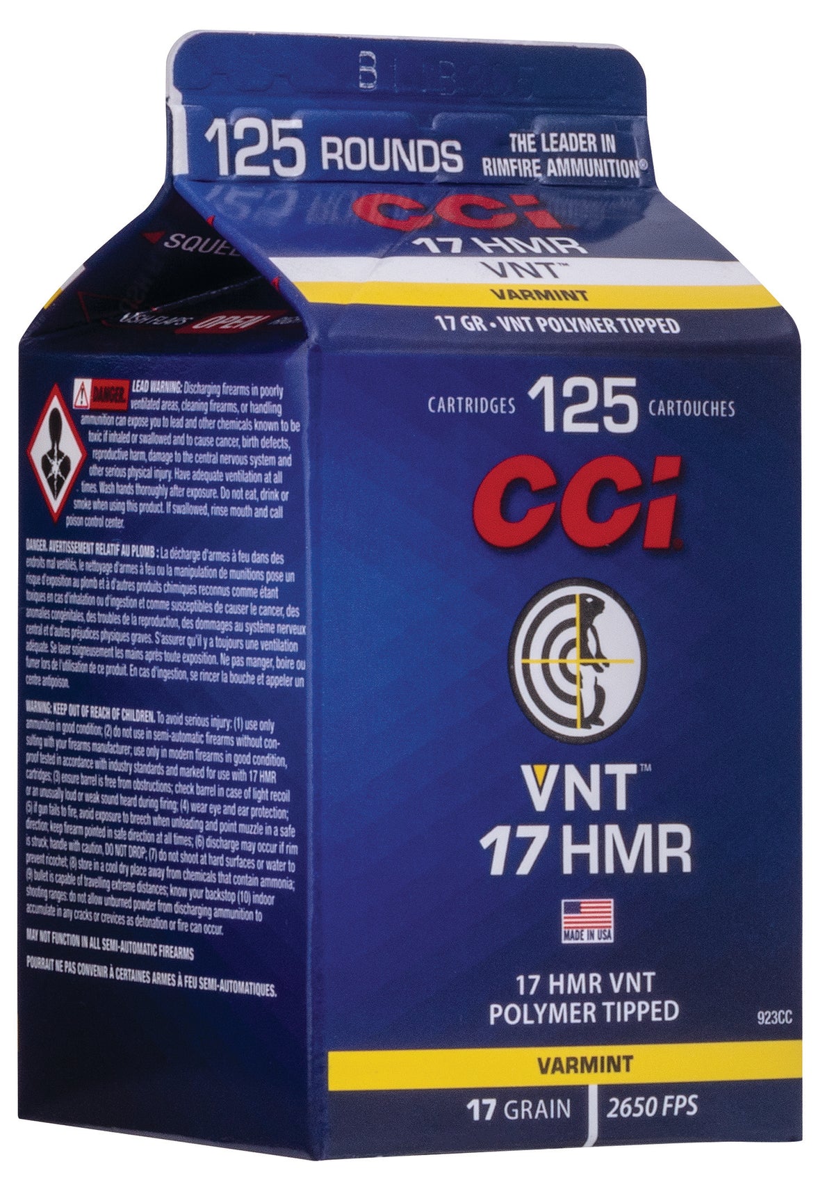 CCI .17 HMR Varmint 17gr VNT Ammo