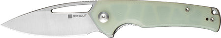 SENCUT KNIFE MIMS 3.48" NATURAL G10/SATIN LINER LOCK!