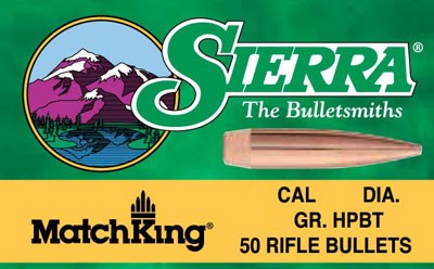 SIERRA BULLETS .30 CAL .308 125GR HP MATCH 100CT