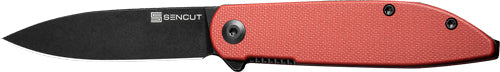 SENCUT KNIFE BOCLL II 2.96" BURGUNDY G10/BLACK LINER LOCK!