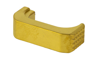 Shield Arms Premium Mag Release, Fits Glock 43X/48, Anodized Finish, Gold, Right Hand Only G43X-PRM-GLD-RH
