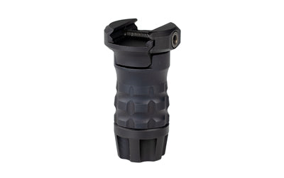 Samson Manufacturing Corp. Vertical Forend Grip, Fits Picatinny Rail, Matte Finish, Black, 2.125" Long, Grenade Texture 04-06096-01