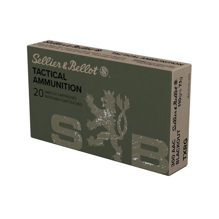 Sellier & Bellot .300 AAC Blackout 110gr TAC-EX-Blue Ammo