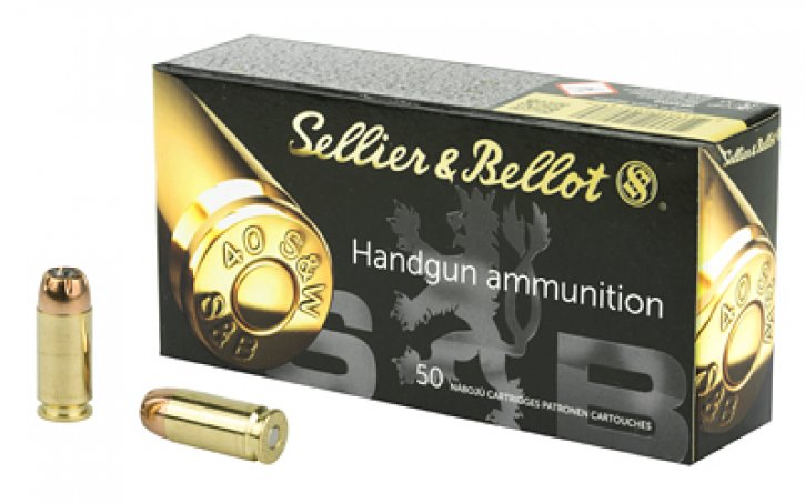 Sellier & Bellot .40 S&W 180gr JHP Ammo