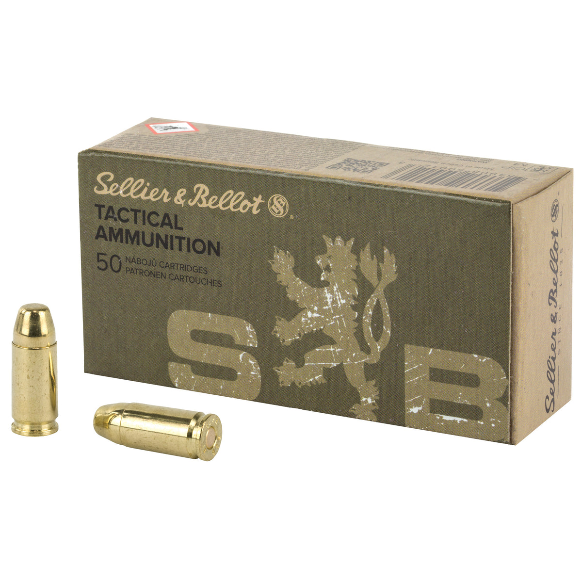 Sellier & Bellot 9mm Luger Subsonic 140gr FMJ Ammo
