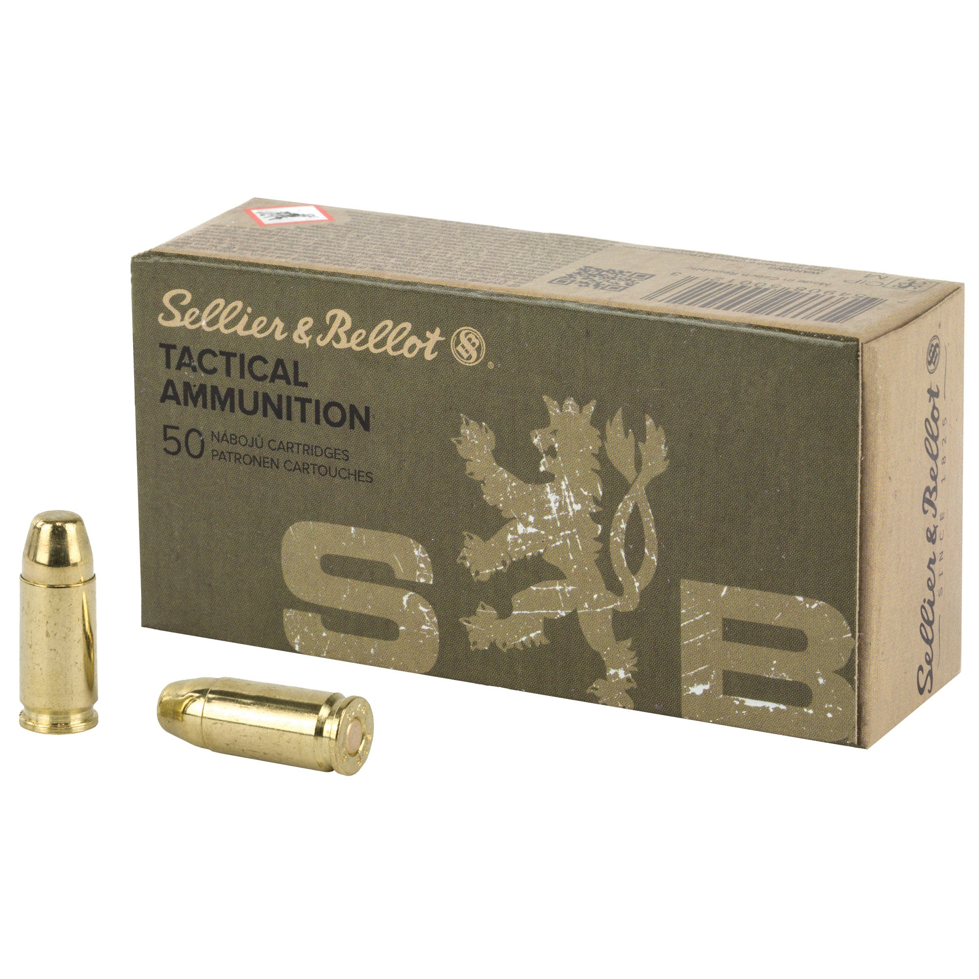 Sellier & Bellot 9mm Luger Subsonic 140gr FMJ Ammo