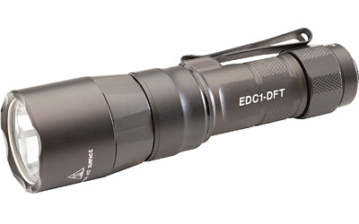 Surefire Everyday Carry Light (EDC-1-DFT), Dual-Fuel Turbo, Flashlight, 650 Lumens, Anodized Finish, Gray EDC1-DFT-HA