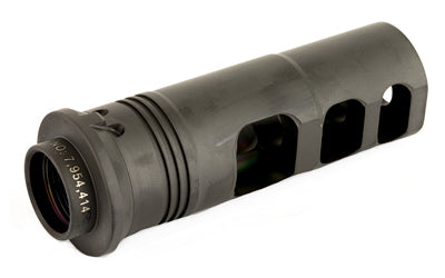 Surefire SOCOM, Muzzle Brake, Suppressor Adapter, 338 Lapua, 5/8X24, Right Hand, Black SFMB-338-5/8-24