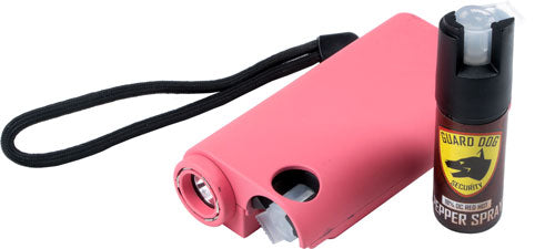 GUARD DOG OLYMPIAN 3-IN-1 PINK STUN GUN/LIGHT/PEPPER SPRAY