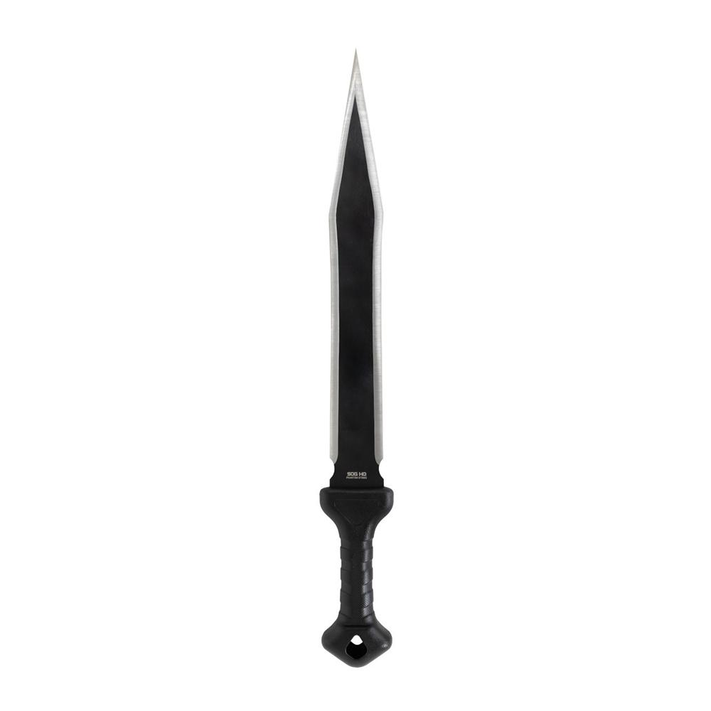 SOG Phantom Strike I Machete Fixed Knife 17-3/5" Spear Point Blade Black