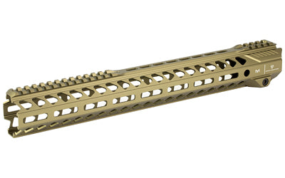 Strike Industries Strike Rail M-LOK Handguard, Fits AR15, 15.5", Anodized Finish, Flat Dark Earth SI-StrikeRail-155-FDE