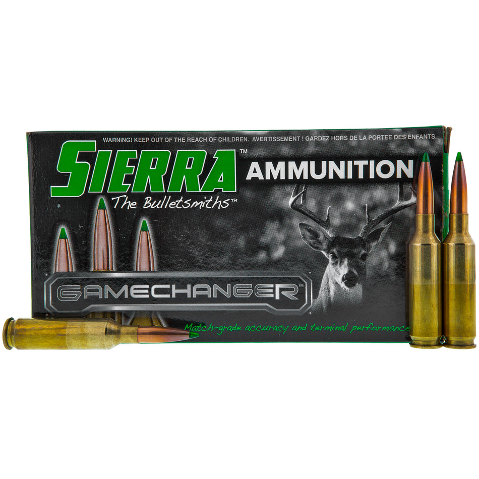 Sierra 6mm Creedmoor GameChanger 100gr Tipped GameKing Ammo