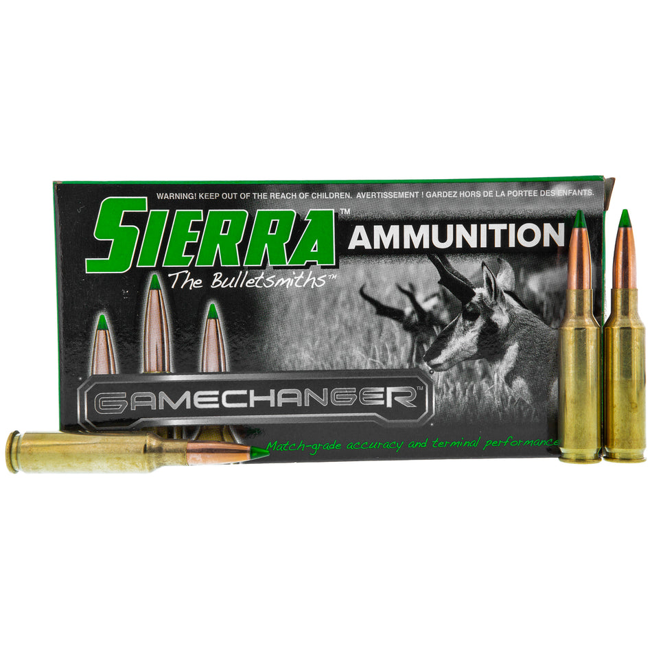 Sierra 6.5mm Creedmoor GameChanger 130gr Tipped GameKing Ammo