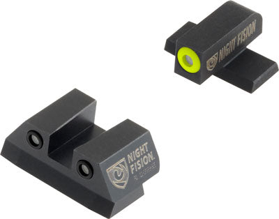 NIGHT FISION TRITIUM YELLOWDOT SQUARE REAR SIG #8F/#8R SET