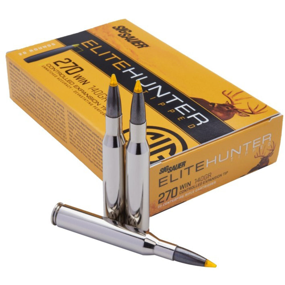 Sig Sauer .270 Winchester Elite Copper Hunting 120gr Solid Ammo