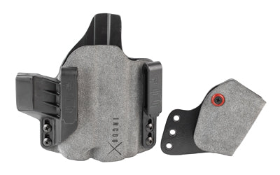 Safariland INCOG-X, Joint Collaboration with Haley Strategic, Inside the Waistband Holster, Fits Sig Sauer P365X-Macro w/Light, Integrated Magazine Caddy, Microfiber Suede Wrapped Boltaron Construction, Gray, Right Hand 1335535