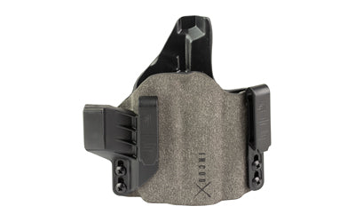 Safariland INCOG-X, Joint Collaboration with Haley Strategic, Inside the Waistband Holster, Fits Staccato CS/C/P with Light and Red Dot Sight, Boltaron Construction, Suede Finish, Gray, Right Hand 1336043