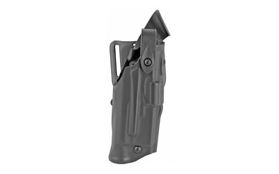 Safariland Model 6360 ALS/SLS Mid-Ride Level III Retention Duty Holster, Fits Glock 17/22 with Light, Right Hand, Plain Black Finish 6360-832-411