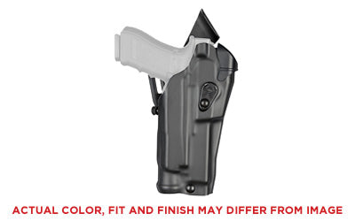 Safariland Model 6390RDS ALS Mid-Ride Level I Retention Duty Holster, Fits Glock 17 w/Light, Right Hand, STX Tactical Black Finish 6390RDS-832-131
