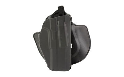 Safariland 7378 7TS, ALS, Automatic Locking System, Outside the Waistband Paddle/Belt Loop Holster Combo, Fits Glock 48, Plain Finish, Black, Right Hand 7378V2-896-411