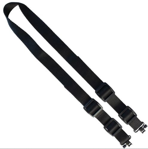 US TACTICAL D6: HUNTING SLING 2-POINT SLING 1.25" BLACK