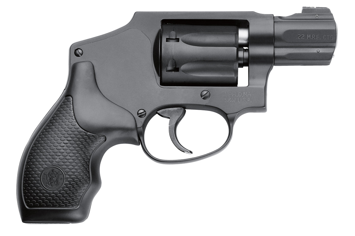 Smith & Wesson 103351 Model 351 Classic 22 WMR 7 Shot 1.88" Black Stainless Steel Barrel, Black Aluminum Cylinder & J-Frame, Internal Hammer, XS Sights White Dot Front Sight