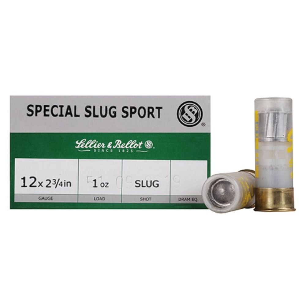 Sellier and Bellot Special Sport Rifled Slug 12 Gauge 2.75 in 1 oz Slug