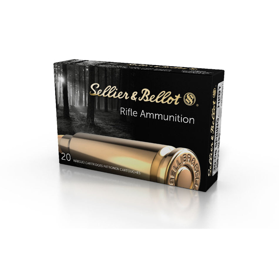 Sellier and Bellot .30-06 Springfield Match 168gr BTHP Ammo