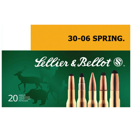 Sellier and Bellot .30-06 Springfield Rifle 147gr FMJ Ammo