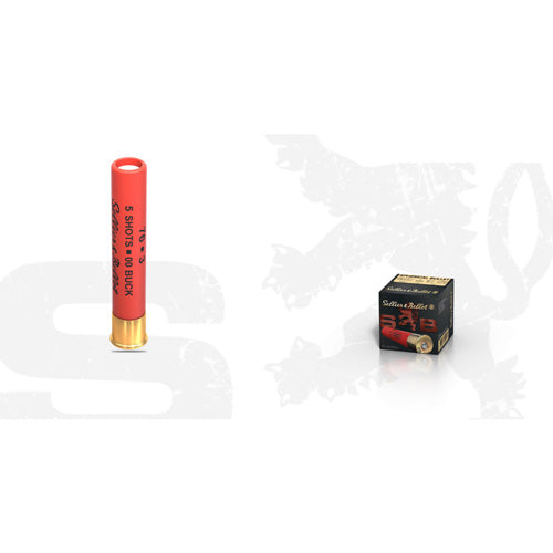 Sellier and Bellot Spherical Bullet Super Speed Hunting 5 Pellets .410 Bore 3 in 5/8 oz 00 Buck