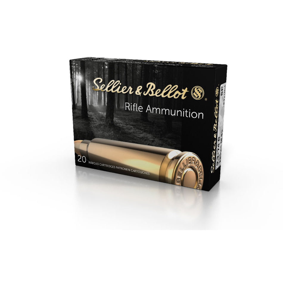Sellier and Bellot 9.3x74mmR Rifle 285gr JSP Ammo