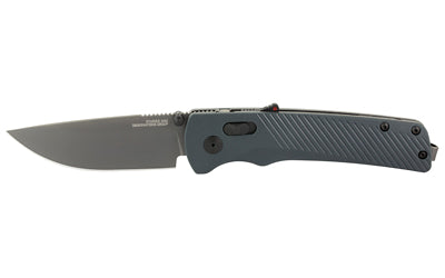 SOG Knives & Tools Flash AT, Folding Knife, 3.45" Straight Back, Urban Gray GRN Handle, D2 Steel, Titanium Nitride Finish, Black SOG-11-18-05-41