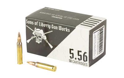Sons of Liberty 5.56x45mm NATO  62gr FMJ Ammo