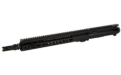 Sons of Liberty Gun Works EXO3 Complete Upper, 223 Remington/556NATO, 13.7" Pinned (16" OAL) Combat Barrel, QPQ Finish, Black, 13" EXO3 M-LOK Handguard, A2 Flash Hider EXO3UPPER-13.7-556
