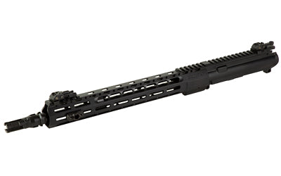 Sons of Liberty Gun Works Swampfox Complete Upper, 223 Remington/556NATO, 14.7" Pinned (16" OAL) Lightweight Combat Barrel, QPQ Finish, Black, 14" LT M76 Handguard w/Ti Nut, M-LOK, P/W NOX Flash Hider SWAMPFOXUPPER
