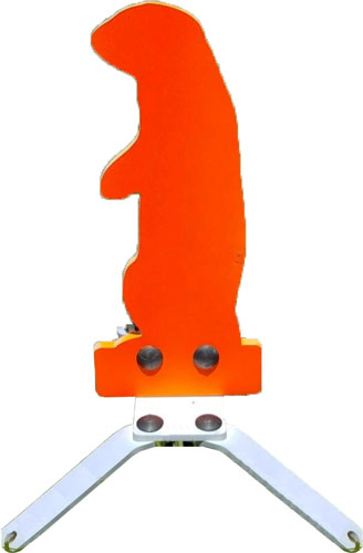 AR-MOR AR500 SPRINGER TARGET 3/8" STEEL PRAIRIE DOG TARGET