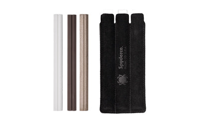 Spyderco Profile Stone Set, 3 Knife Sharpening Stones, 8" Long, Ceramic and Cubic Boron Nitride Construction, Includes Pouch 701MFCBN