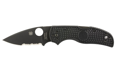 Spyderco Native 5, 2.95" Folding Knife, Black Blade, Lightweight, Black C41PSBBK5