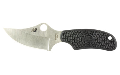 Spyderco ARK, 2.56" Fixed Blade Knife, Lightweight, H2, Black, Includes Sheath FB35PBK