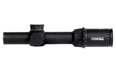 Steiner T6Xi, Rifle Scope, 1-6X, 24mm Objective, 30mm Tube Diameter, KC-1 Reticle, 1/4 MOA, First Focal Plane, Matte Finish, Black 5103