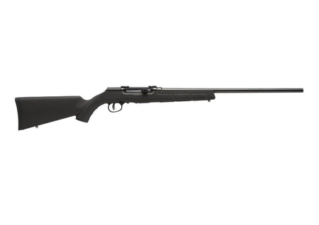 Savage Arms 47700 A Series Magnum Full Size 17 HM2 10+1 20" Matte Black Button Rifled Barrel, Matte Black Drilled & Tapped Carbon Steel Receiver, Matte Black Fixed Synthetic Stock, Right Hand