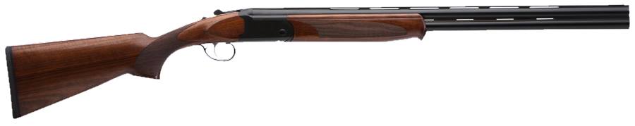Stevens 22167 555 Full Size 28 Gauge Break Open 2.75" 2rd 26" Black Satin Over/Under Vent Rib Barrel, Satin Black Aluminum Receiver, Fixed Oiled Turkish Walnut Stock, Ambidextrous