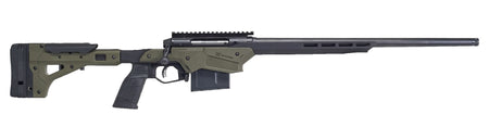 Savage Arms 57550 Axis II Precision 243 Win 10+1 22", Matte Black Barrel/Rec, OD Green Adjustable MDT Aluminum Chassis, Polymer Grip