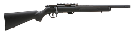Savage Arms 28702 Mark II FV-SR Full Size 22 LR 5+1 16.50" Matte Black Fluted Threaded Barrel, Matte Black Picatinny Rail Carbon Steel Receiver, Matte Black Fixed Synthetic Stock, Right Hand