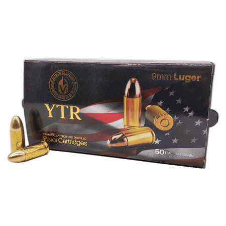 Troy 9mm Luger / Parabellum  124gr FMJ Ammo