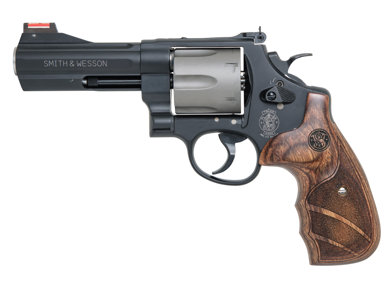 Smith & Wesson 163414 329 Personal Defense 44 Rem Mag 6rd 4.13" Black Stainless Steel Matte Black Scandium Alloy Wood Grip