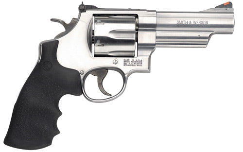 Smith & Wesson 163603 Model 629 N-Frame Frame 44 S&W Spl 44 Rem Mag 6rd 4.12" Stainless Steel Barrel, Stainless Cylinder, Steel Frame, Black Finger Groove Grip, Internal Lock Safety, Exposed Hammer